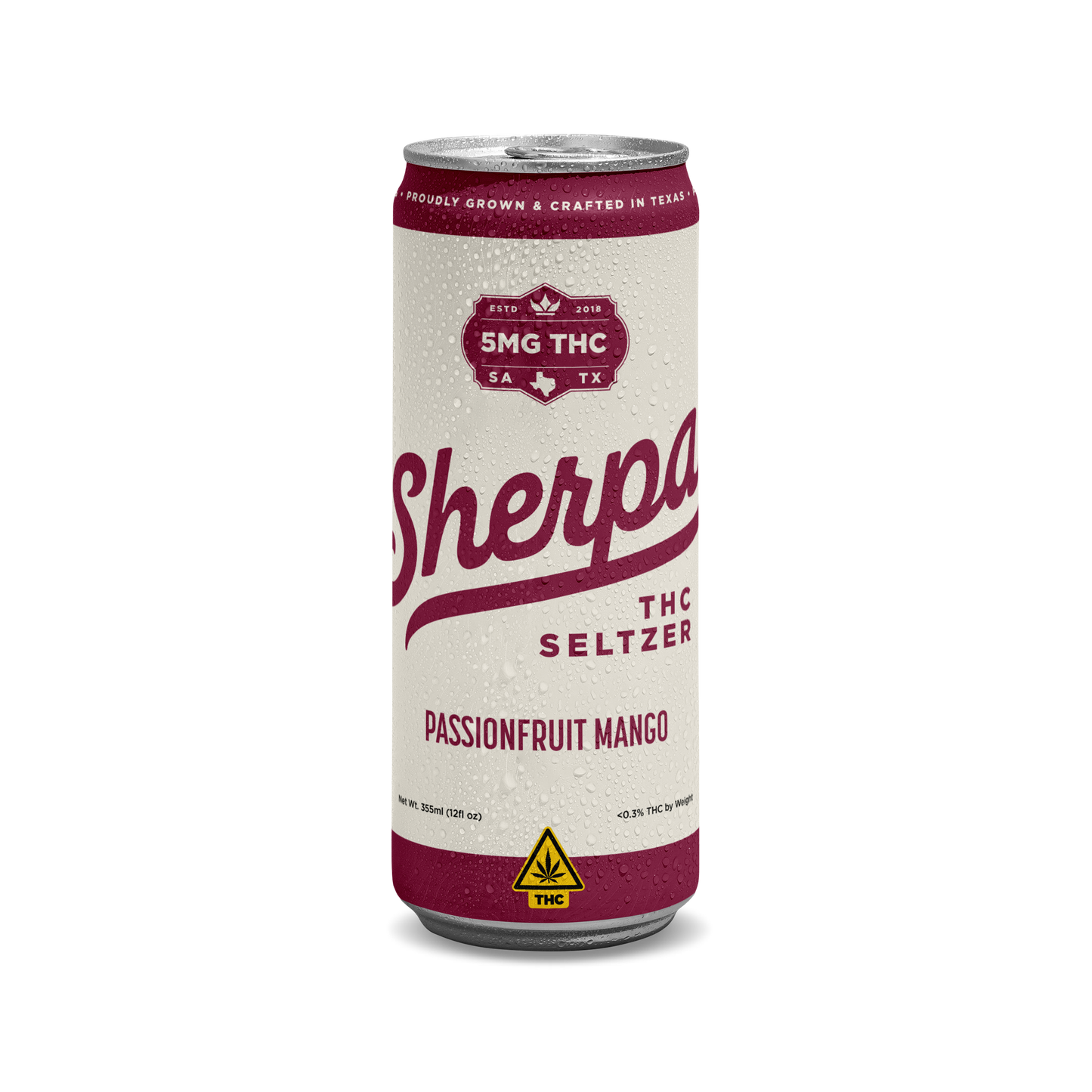 Sherpa THC Seltzer: Passionfruit Mango - Sherpa 
