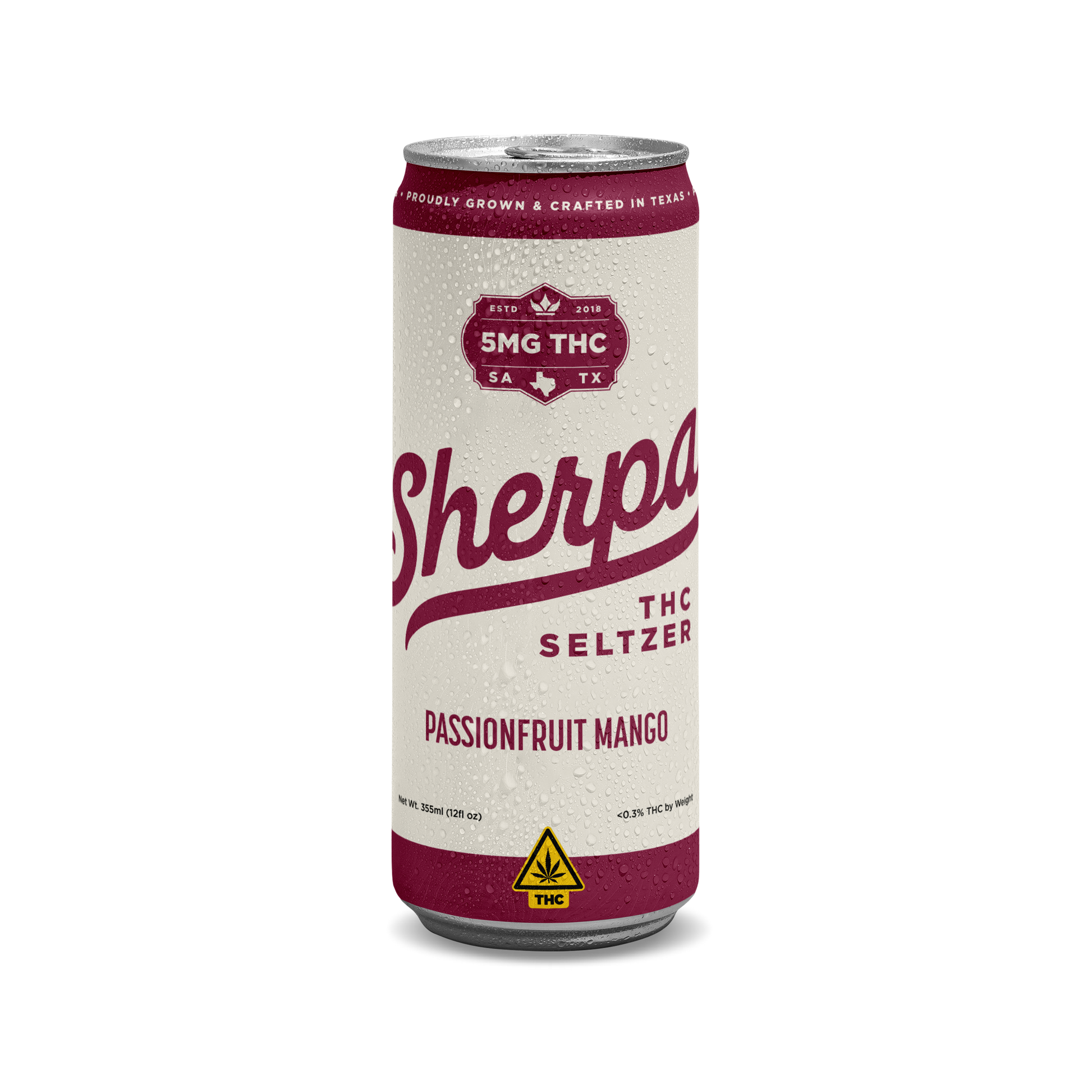 Sherpa THC Seltzer: Passionfruit Mango - Sherpa 
