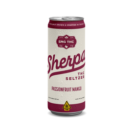 Sherpa THC Seltzer: Passionfruit Mango - Sherpa 
