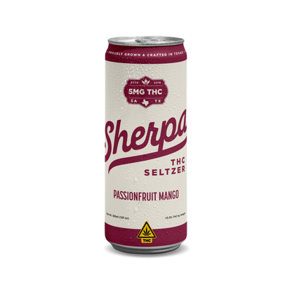 Sherpa THC Seltzer: Passionfruit Mango - Sherpa 