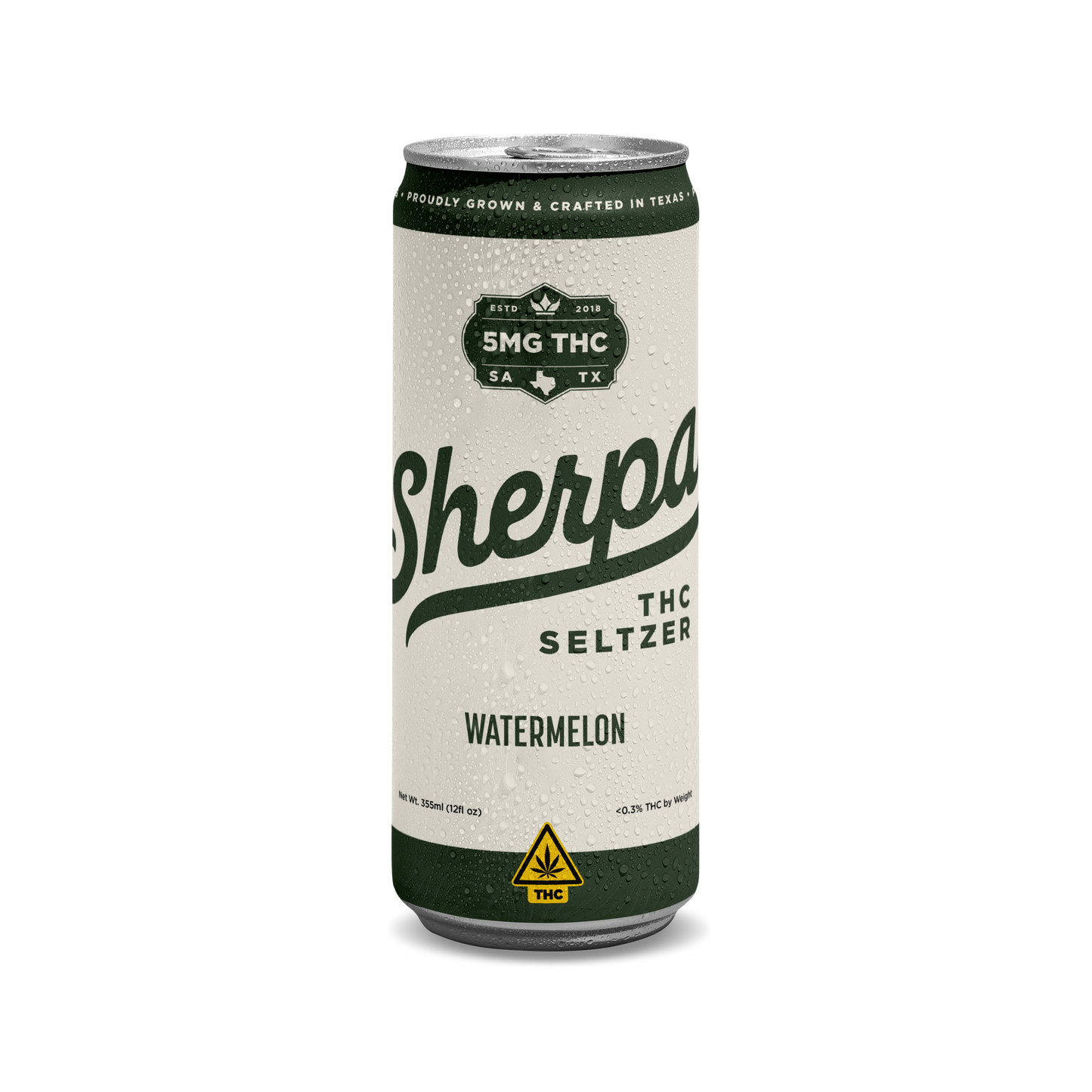 Sherpa THC Seltzer: Watermelon - Sherpa 