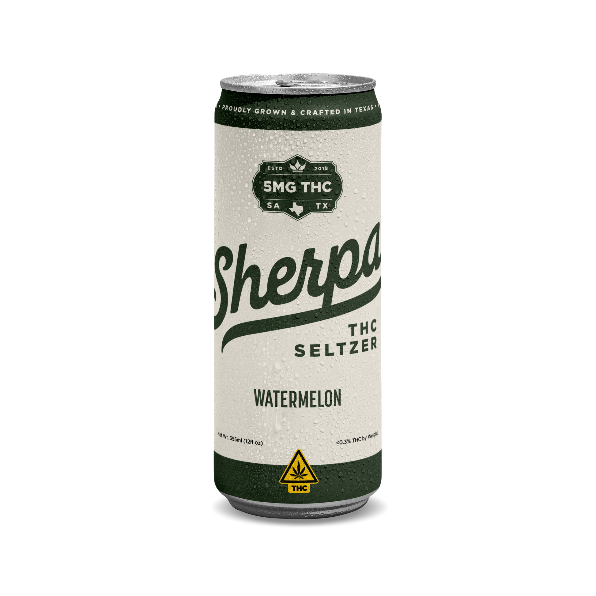 Sherpa THC Seltzer: Watermelon - Sherpa 