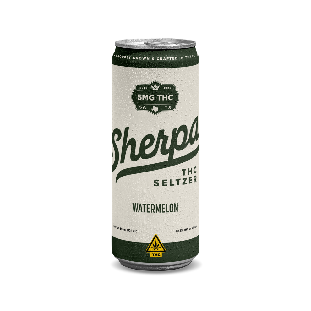 5mg THC Seltzer | Low-Dose Hemp-Derived Sparkling Drink | Sherpa