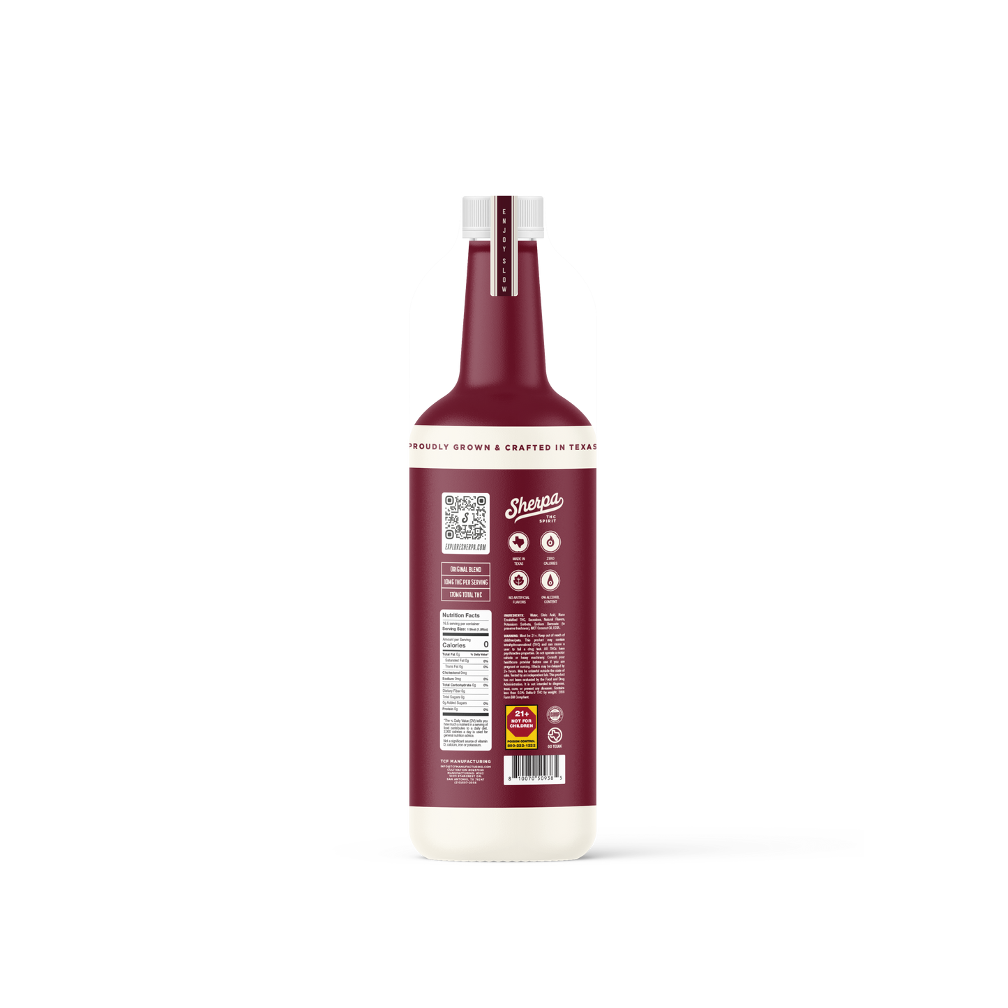 Sherpa 10mg Delta-9 THC Spirit | Non-Alcoholic | 750ml