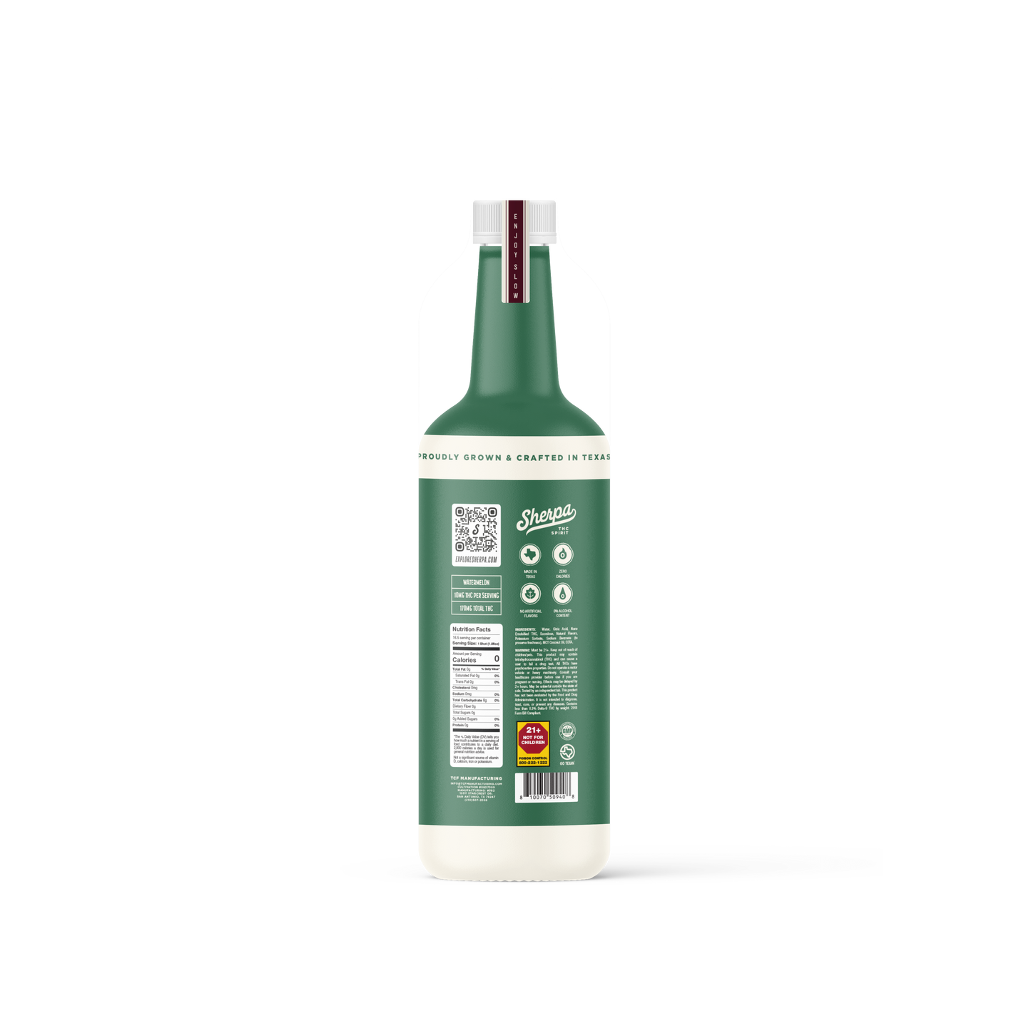 Sherpa 10mg Delta-9 THC Spirit | Non-Alcoholic | 750ml