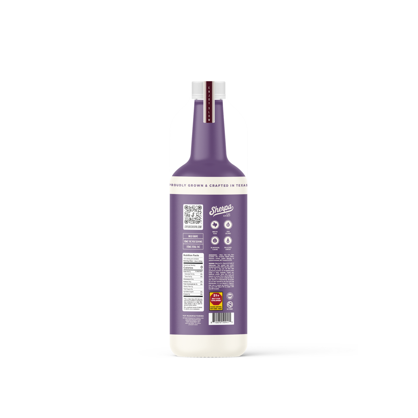 Sherpa 10mg Delta-9 THC Spirit | Non-Alcoholic | 750ml