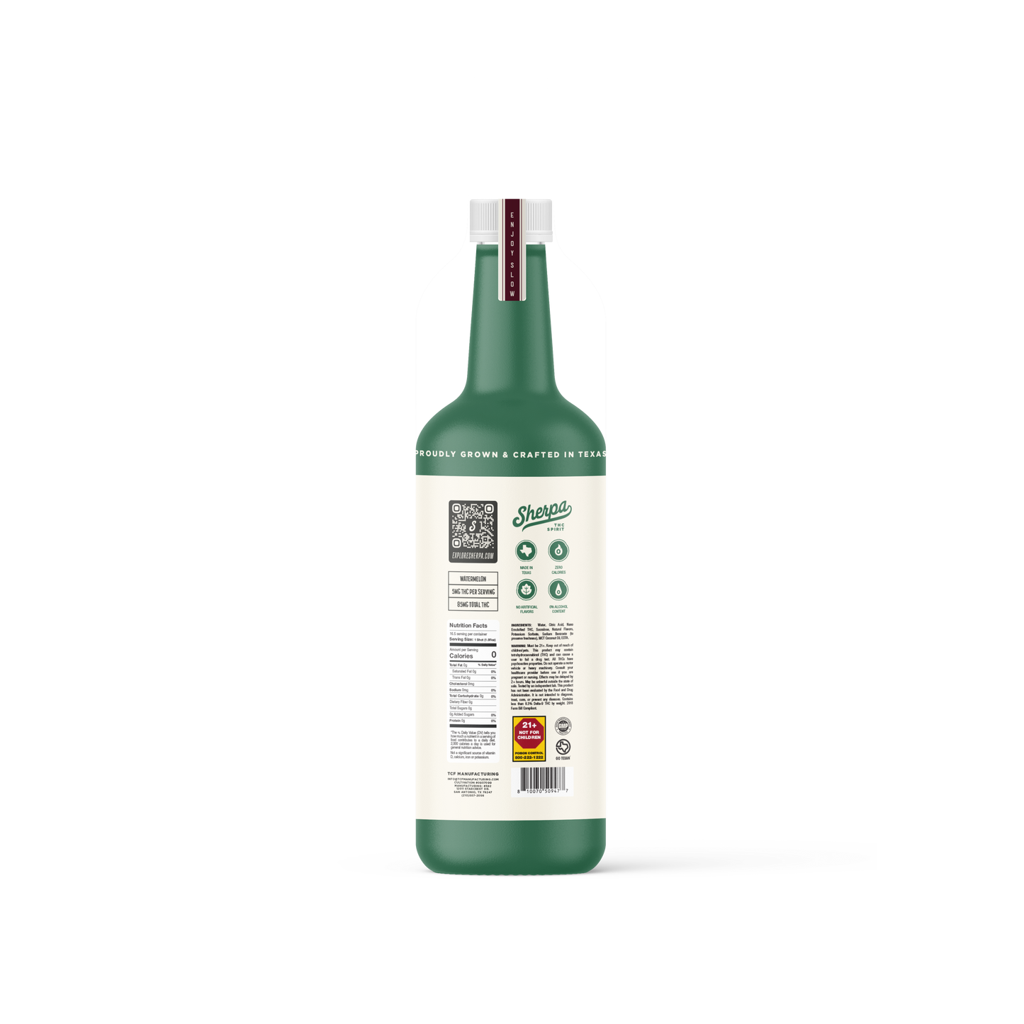 Sherpa 5mg Delta-9 THC Spirit | Non-Alcoholic | 750ml