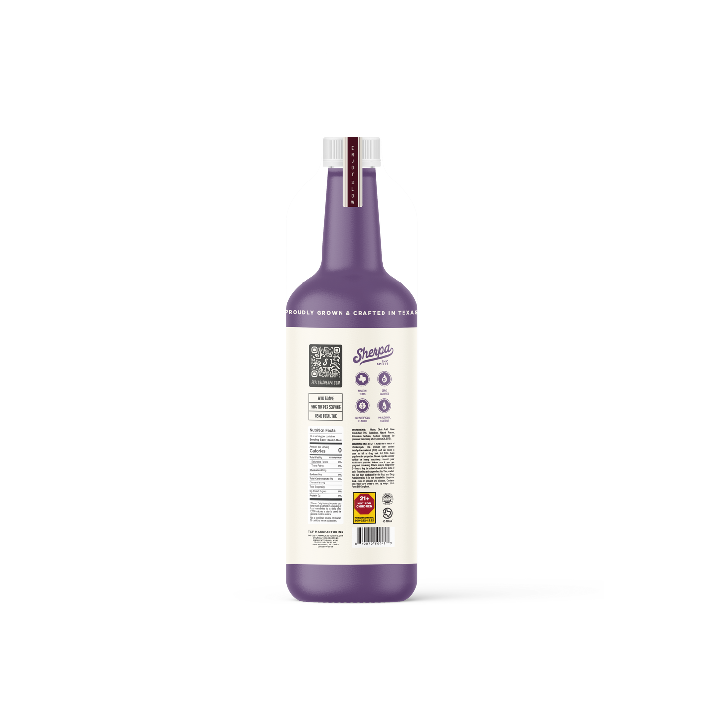 Sherpa 5mg Delta-9 THC Spirit | Non-Alcoholic | 750ml