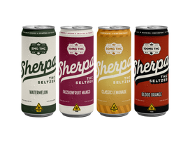 Sherpa THC Seltzers (5mg - 100mg): 4-Count Assortment