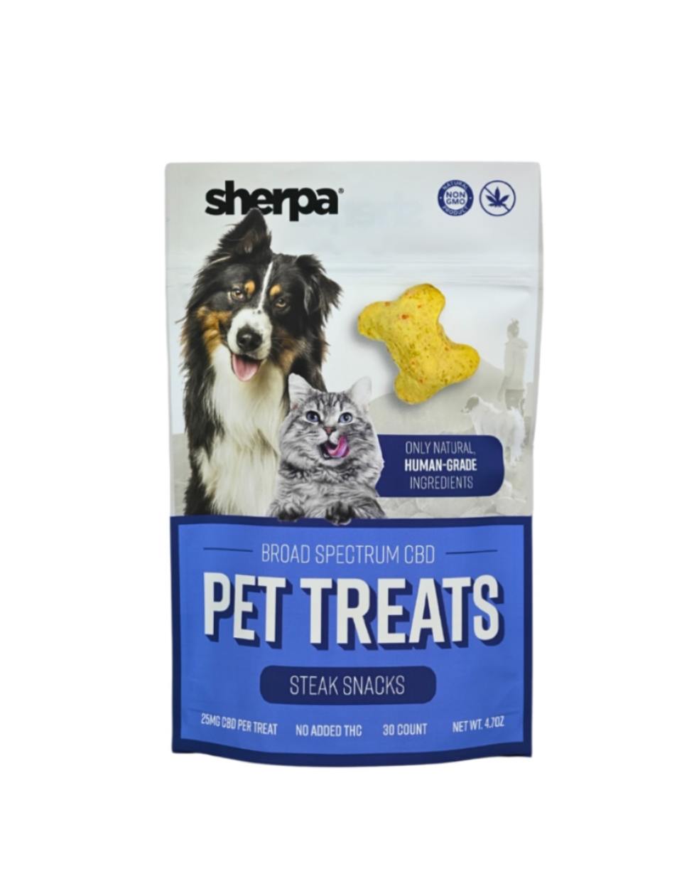 Steak Snack Pet Treats - 25mg per treat - Sherpa THC