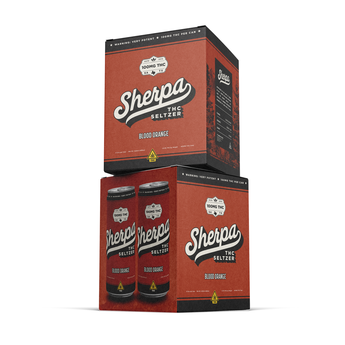 Sherpa 100mg THC Seltzer (Wholesale) (24-Pack)