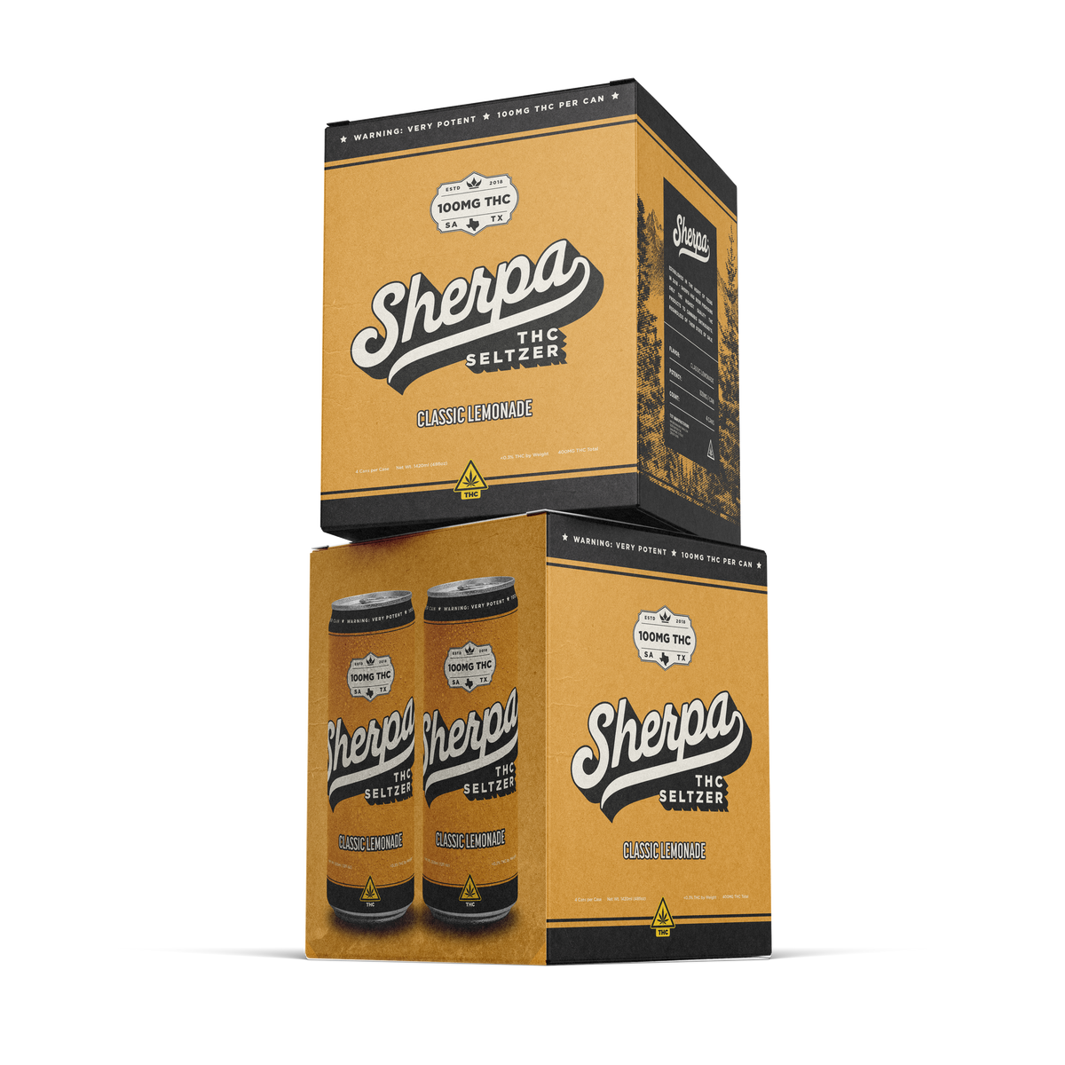 Sherpa 100mg THC Seltzer (Wholesale) (24-Pack)