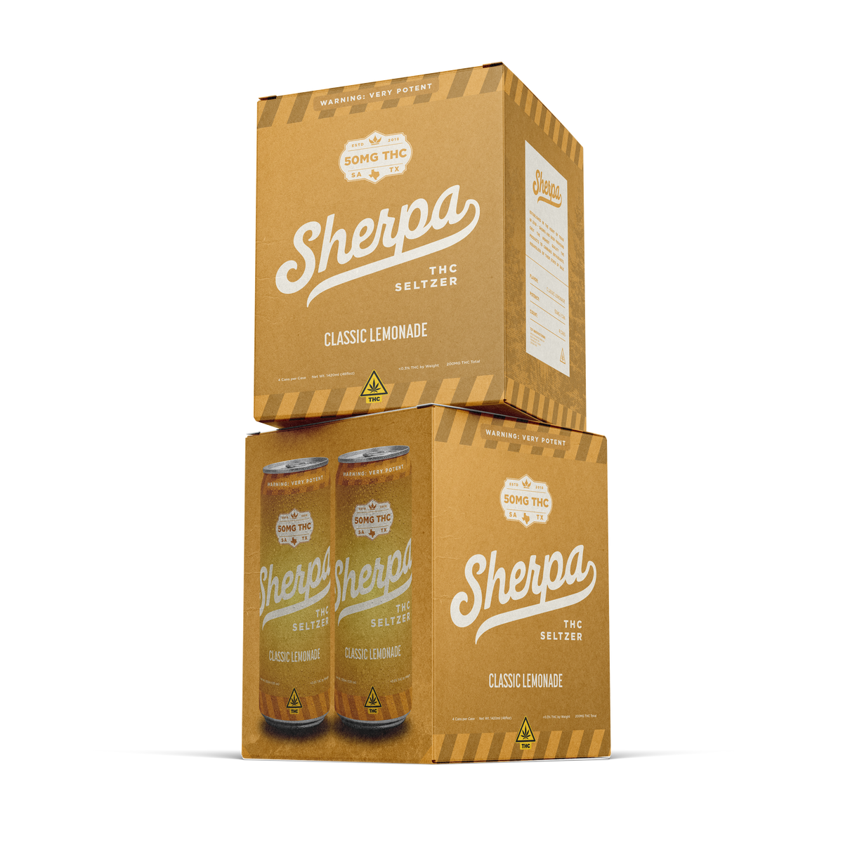 Sherpa 50mg THC Seltzer (Wholesale) (24-Pack)