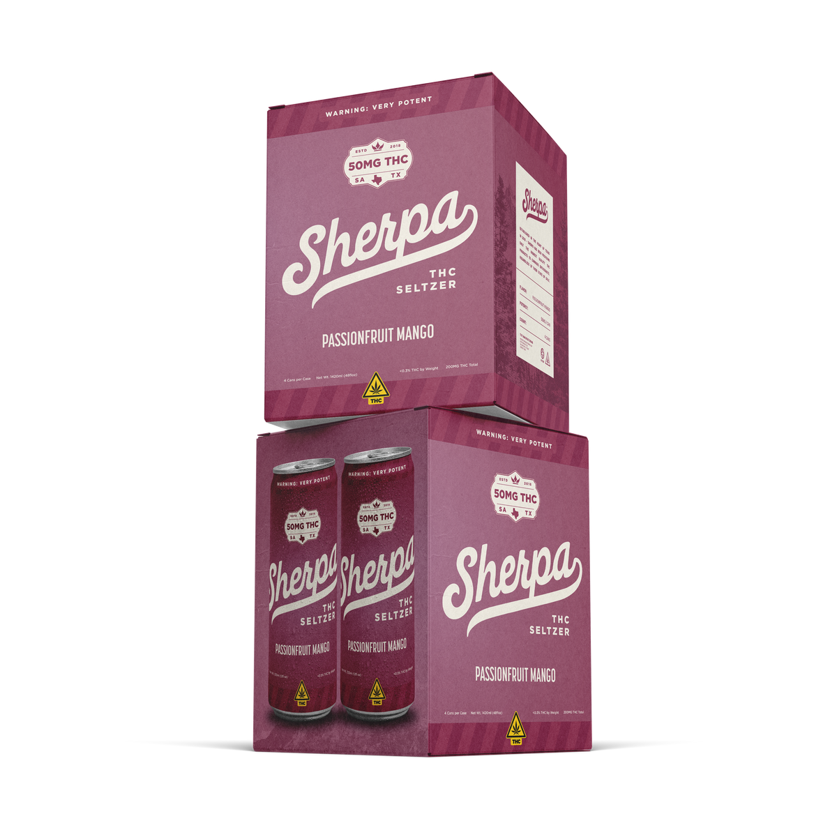 Sherpa 50mg THC Seltzer (Wholesale) (24-Pack)