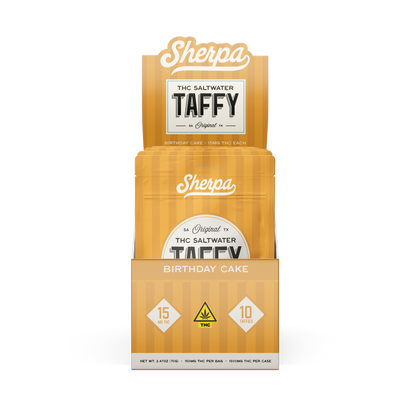 THC Taffy (Wholesale) - 15mg (10 Bags)