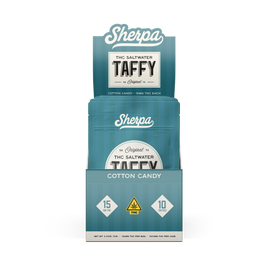 THC Taffy (Wholesale) - 15mg (10 Bags)