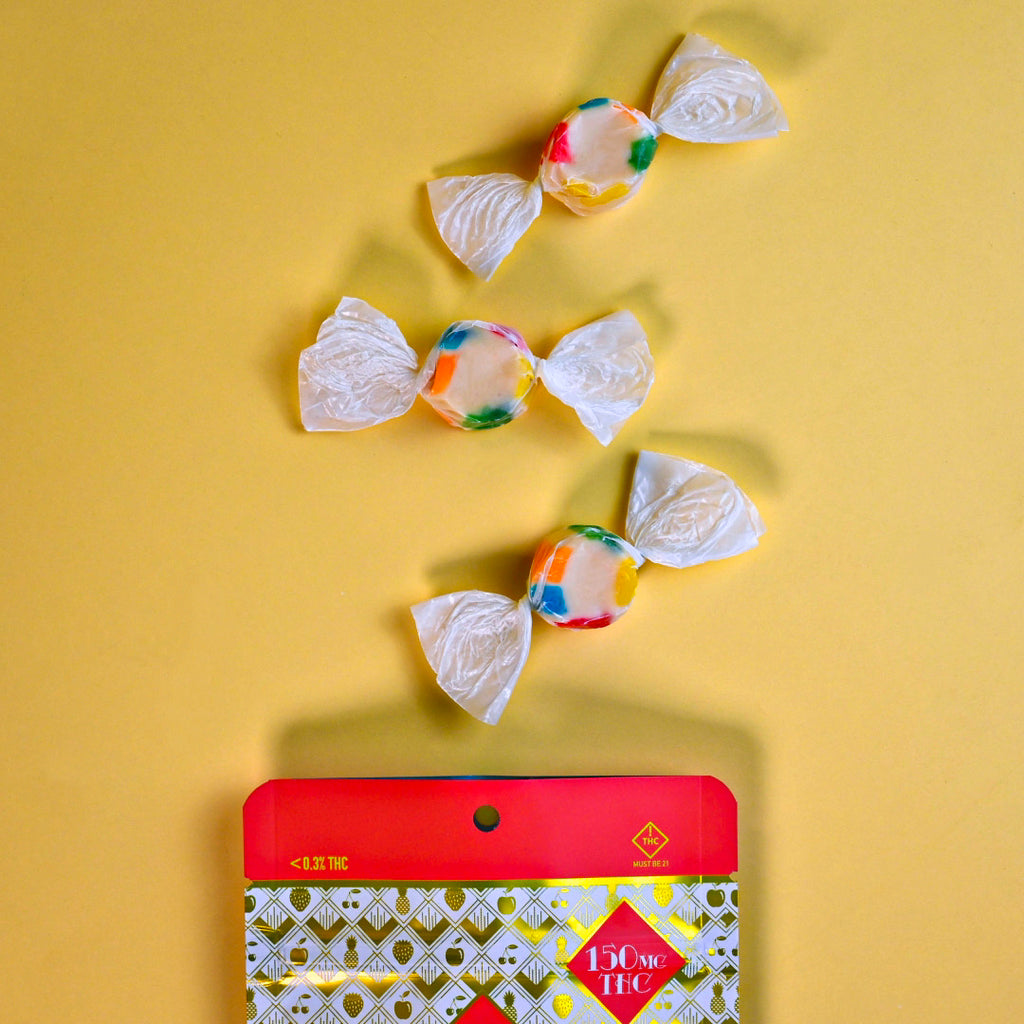 15mg THC Taffy - Tutti Fruity - Sherpa 