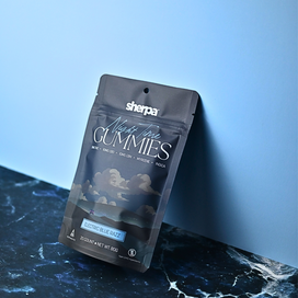 5mg THC Night Time Gummies - Electric Blue Razz - Sherpa 