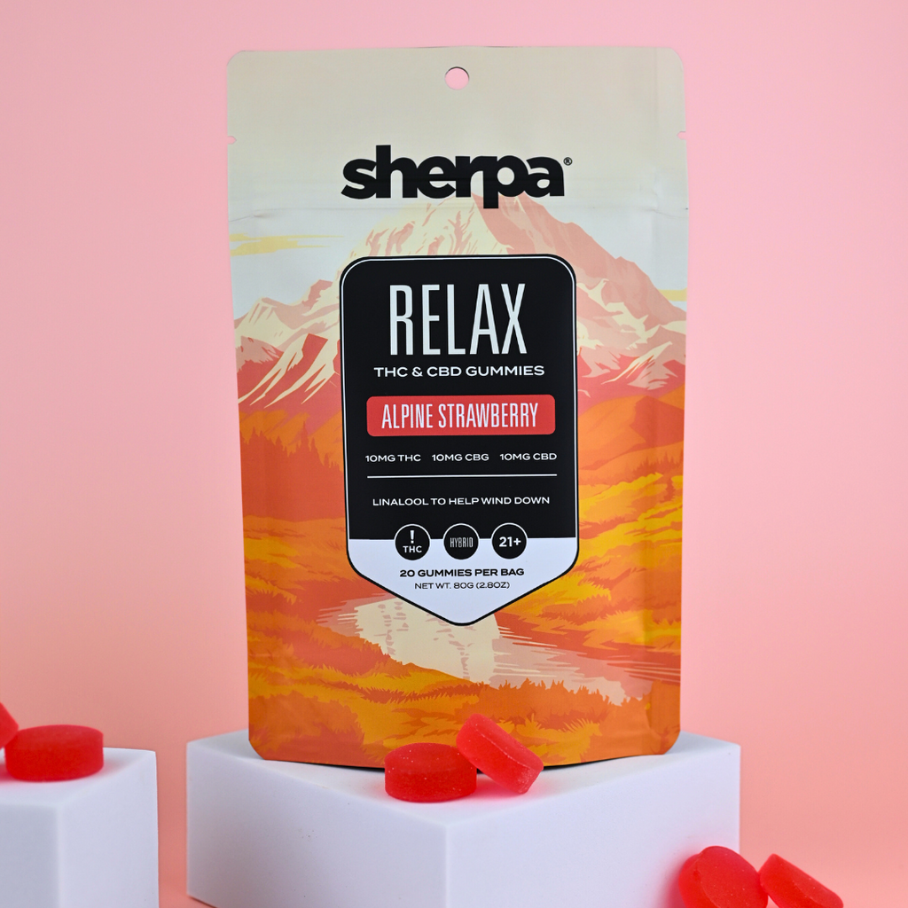 Sherpa 10mg Relax - Strawberry Gummies - Sherpa 