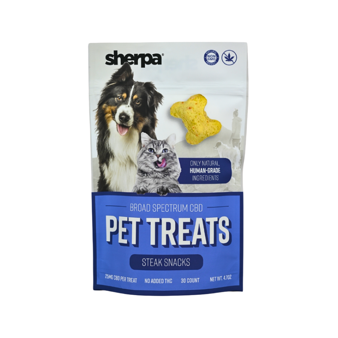 Steak Snack Pet Treats - 25mg per treat - Sherpa 