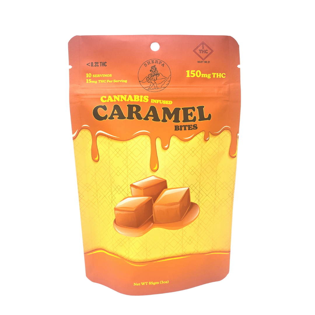 Sherpa Caramel Bites - 150mg - Sherpa THC