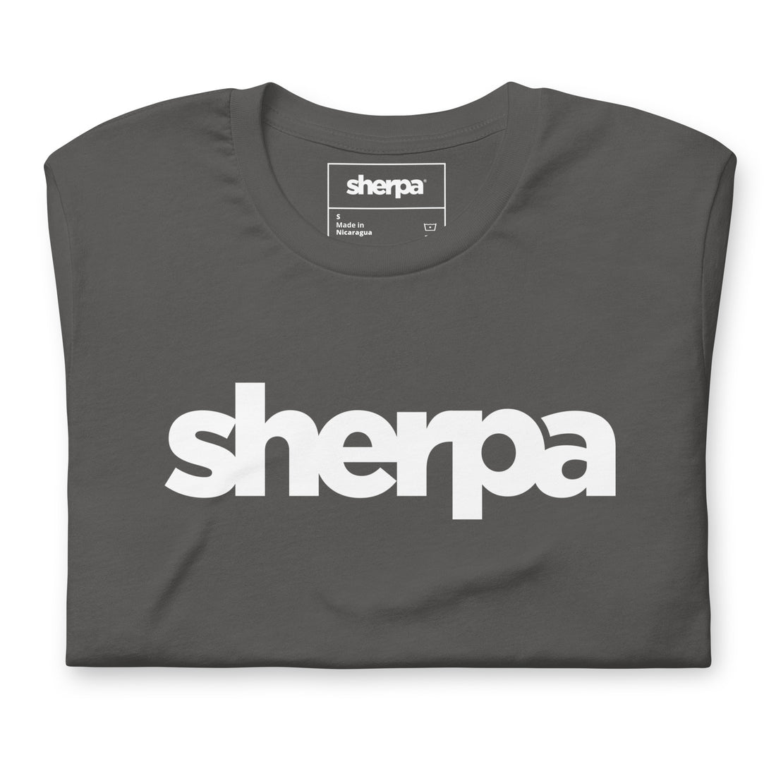 Classic Sherpa Logo White - Unisex T-Shirt - Sherpa THC
