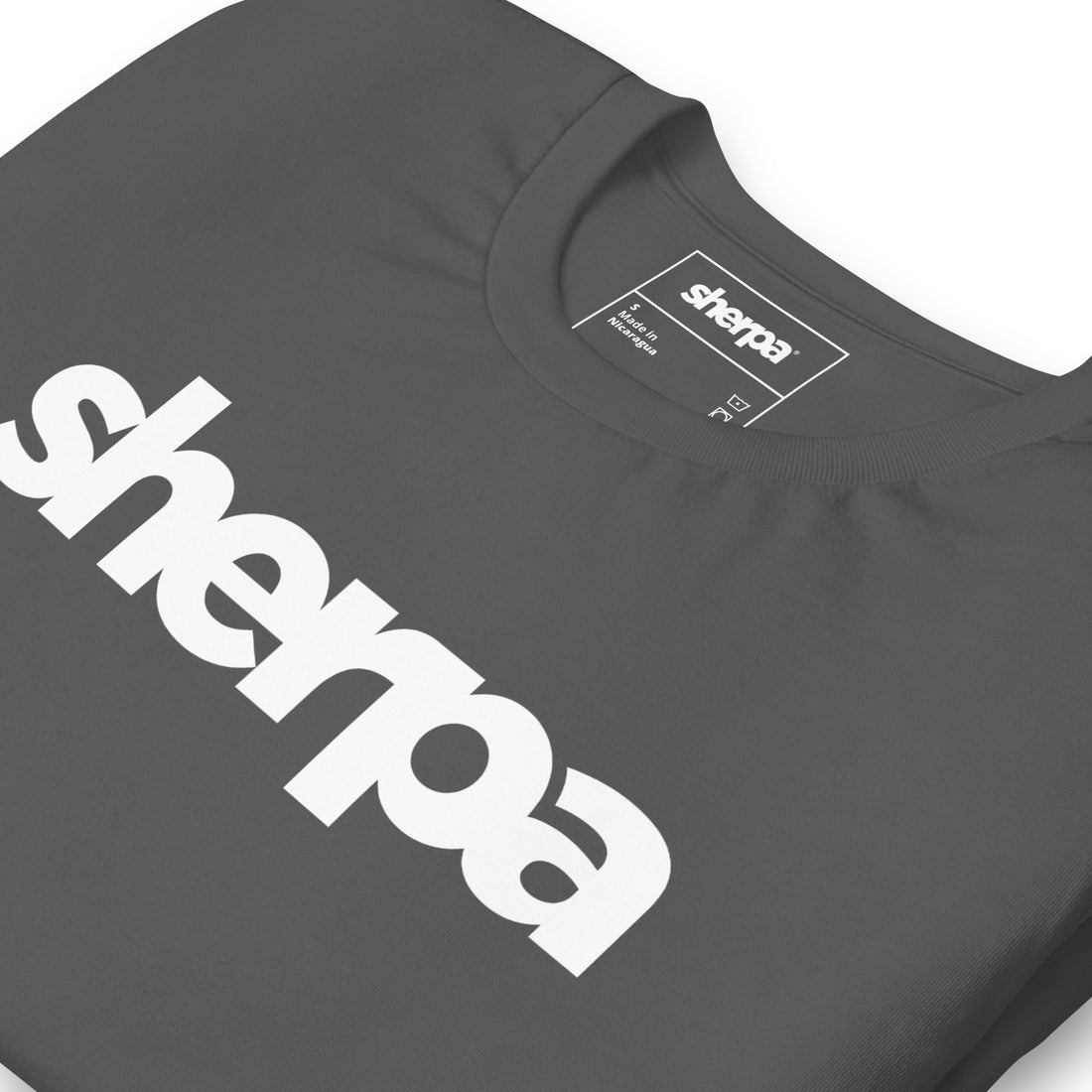 Classic Sherpa Logo White - Unisex T-Shirt - Sherpa THC