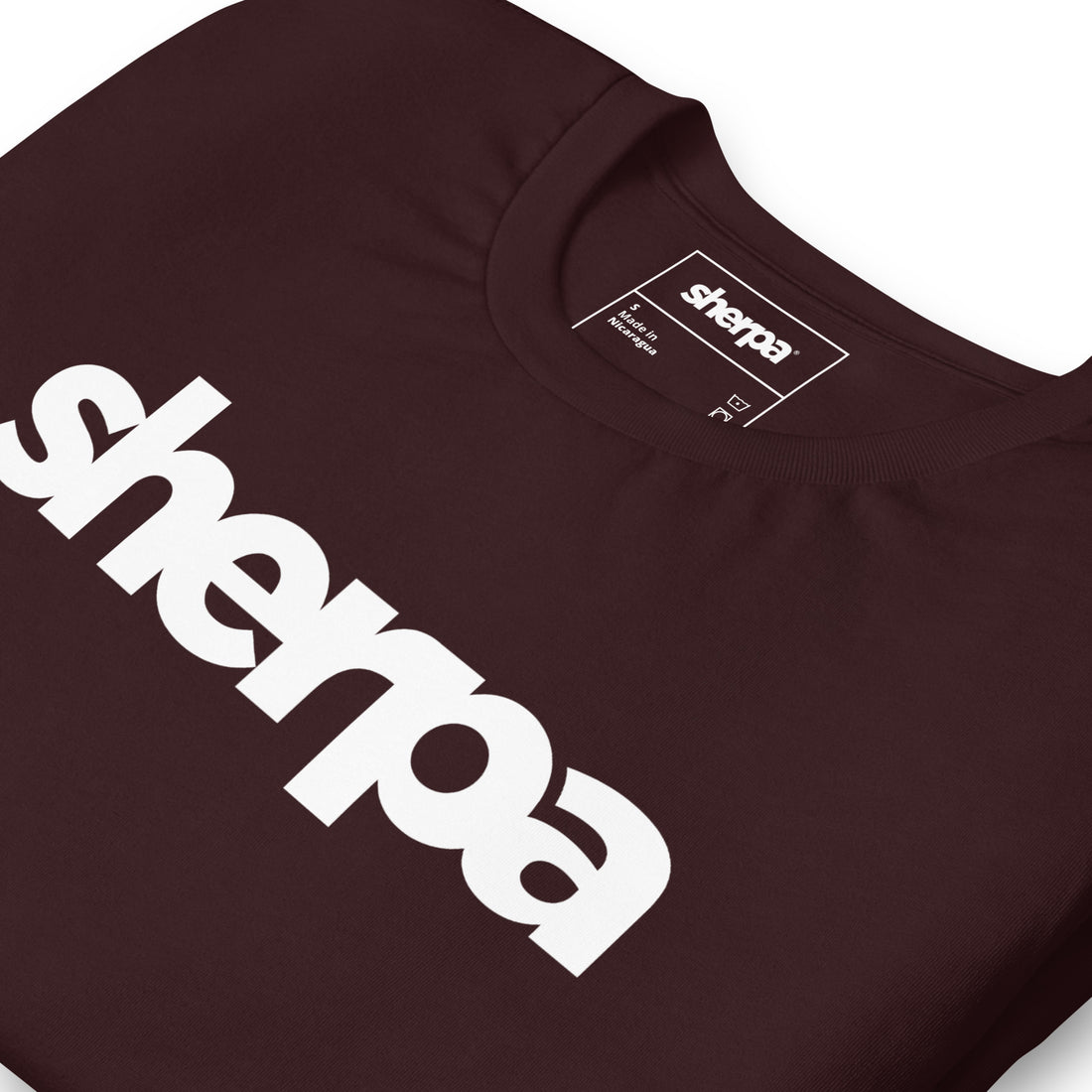 Classic Sherpa Logo White - Unisex T-Shirt - Sherpa THC