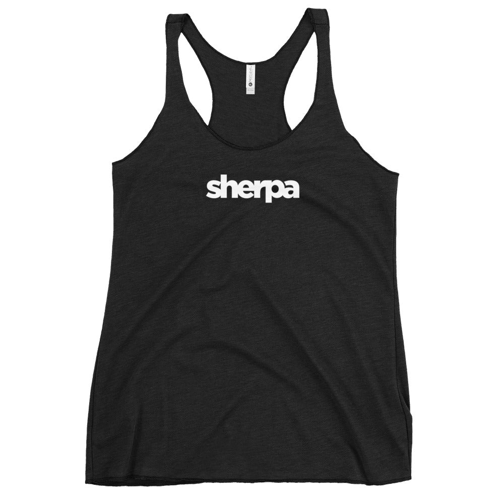 Classic Sherpa Logo - Women's Racerback Tank Top - Sherpa THC