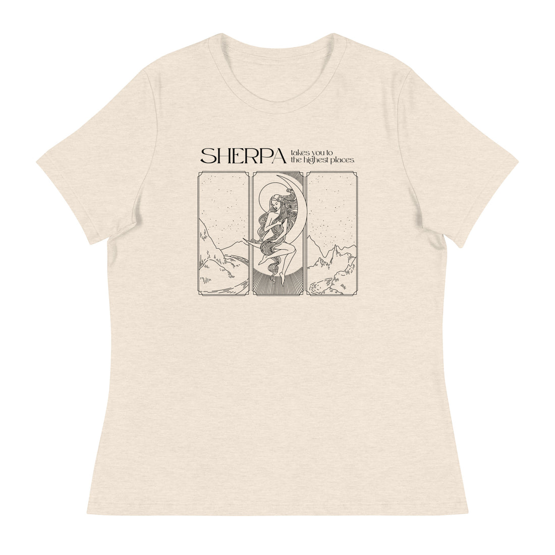 Highest Places - Womens T-Shirt - Sherpa THC