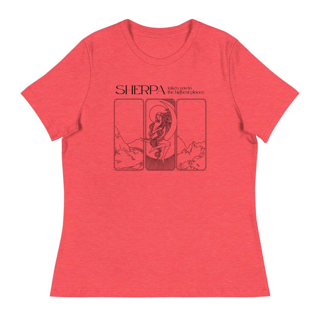 Highest Places - Womens T-Shirt - Sherpa THC